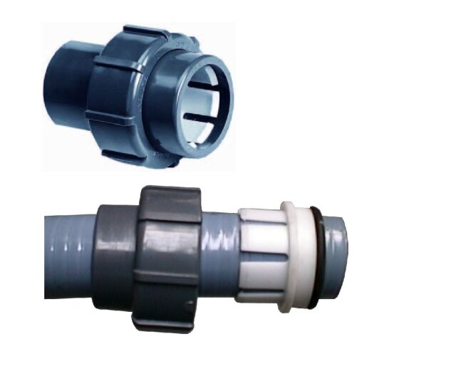 Poolschlauch Anschluss Flexfit von 50 bis 63 mm Klemme
