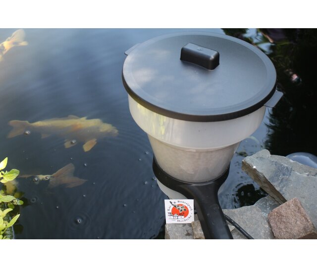Aquaforte Professioneller Futterautomat 7 Liter für Koifutter geeigne