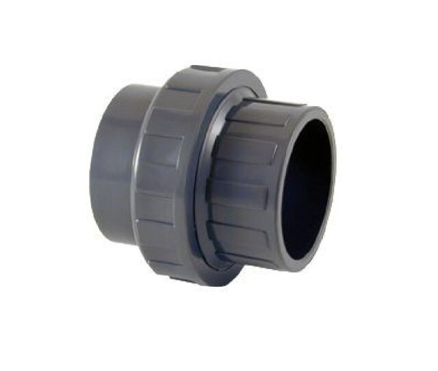 Cepex PVC Rohr Verschraubung 63 mm 3/3 beidseitig Klebemuffe