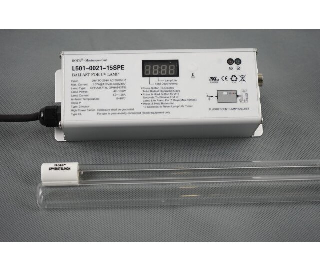 Aquariolux Rota Vorschaltgerät Amalgam 42 bis 105 Watt   15 SPE