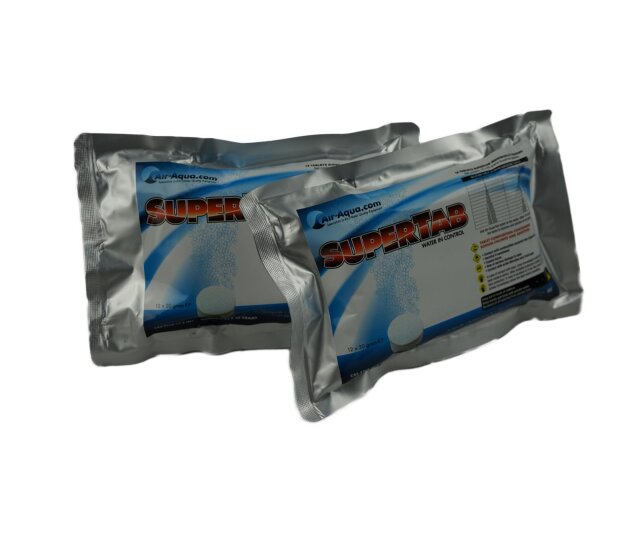 AirAqua SuperTab 24 Tabletten a 20 Gramm im Nachfüllpack verringert bakterielle Probleme und bringt Teiche in Balance