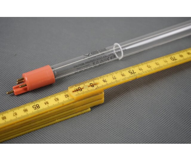 UVC 75 Watt  Ersatzlampe T5 für Jumbo Tech UV-C  Sockelfarbe orange