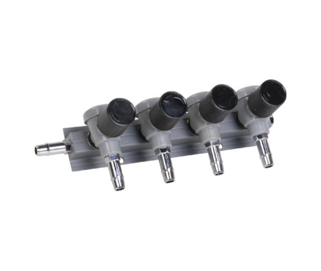 Aquaforte Luftverteiler 9 mm 4 Ausgänge für Belüfterpumpen