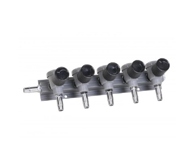 Aquaforte Luftverteiler 9 mm 5 Ausgänge für Belüfterpumpen