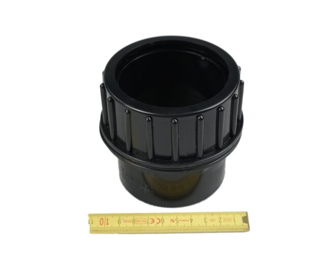 Xclear 75 mm Tankverschraubung mit PVC Gewinde für Teichbau