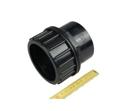 Xclear 75 mm Tankverschraubung mit PVC Gewinde für Teichbau