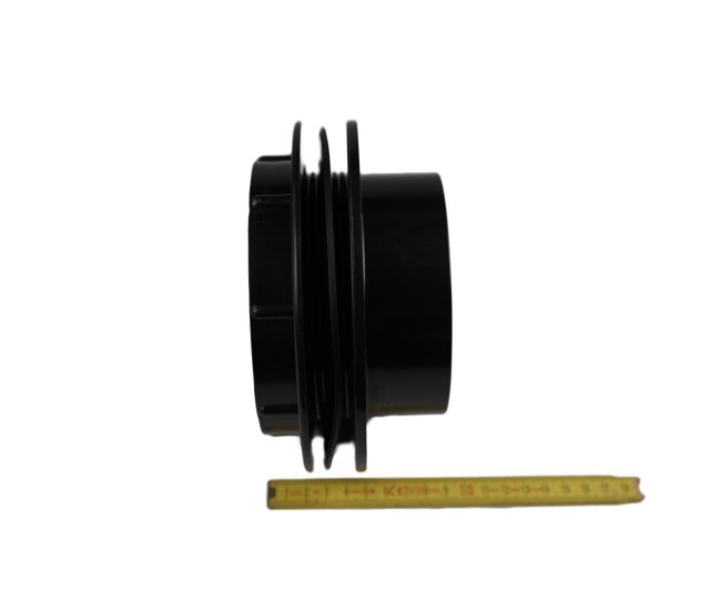 Aquaforte 110 mm Tankverschraubung/Tankdurchführung Folienflansch Gewinde 2 x Klebemuffe