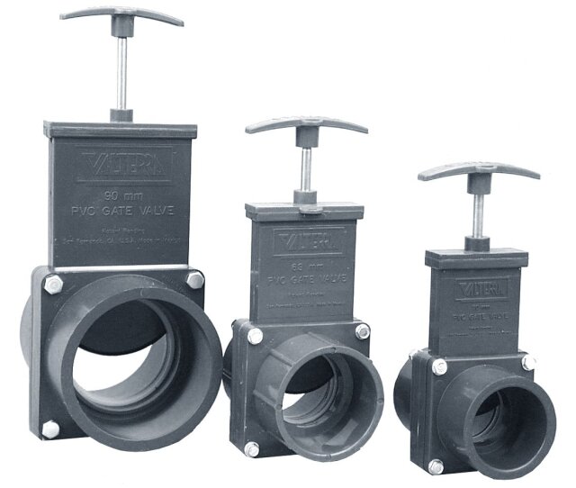 Valterra Zugschieber 50 mm Edelstahlspindel Kunsstoffplatte