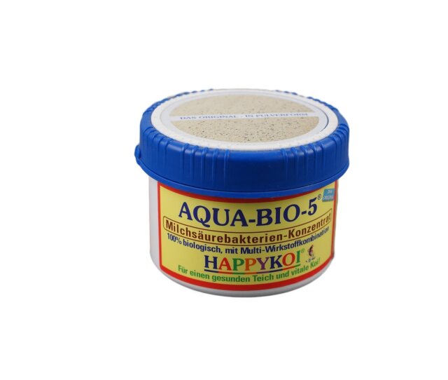 HAPPYKOI AQUA-BIO-5 Milchsäurebakterien (Hochkonzentriert) mit Enzym-Hefezellen 0,5 Liter für 75 Qbm