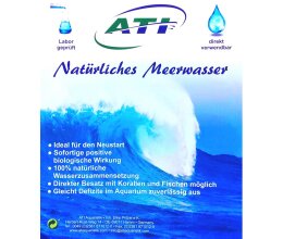 ATI Natürliches Meerwasser von ATI 20 Liter für...