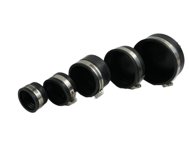 Flexible Endkappe 50 mm Fitting für Rohre /Beton,PVC,KG