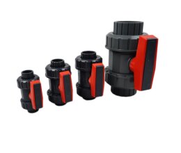 Osaga Kugelhahn PVC mit beiseitigen Klebemuffe...