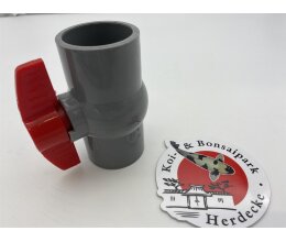 PVC-U Kugelhahn ohne Überwurf 2x Klebemuffe  50 mm...
