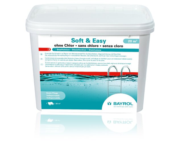 Bayrol Pooldesinfektion Soft & Easy 4,48 kg ohne Chlor für 20 m³