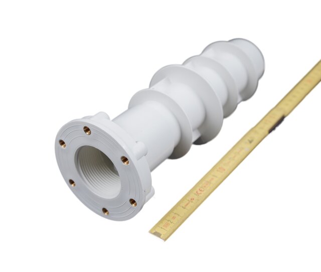 Pool Wanddurchführung für Pools für Düsen und Einlaufgitter 250mm x 1½" Einbauteile