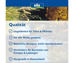 Söll Teichpflege 10 Kg TeichFit Wasserstabilisierer für 100 Qbm