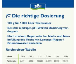 Söll Wasseraufbereiter 10 Kg Teichstarter für 100 Qbm