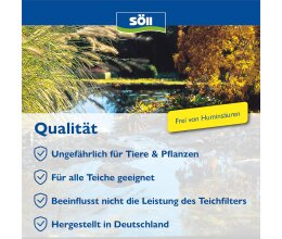 Söll Algenentferner 5 Liter AlgoSol forte für 100 Qbm Teichwasser