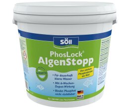Söll Phosphatentferner 10 Kg PhosLock® AlgenStopp für 200 Qbm Teichwasser