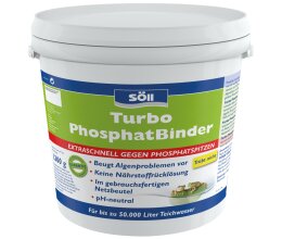 Söll Phosphatentferner 1,20 Kg Turbo PhosphatBinder bis 50 Qbm Teichwasser