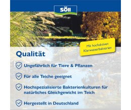 Söll Bakterien Filterstarter 2,5 Liter BioBooster für Teiche