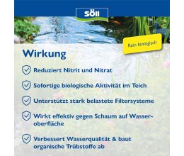 Söll Bakterien Filterstarter 2,5 Liter BioBooster für Teiche