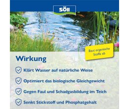 Söll klarer Teich 3 Kg Dr. Roths TeichKlar für 60 Qbm Teiche