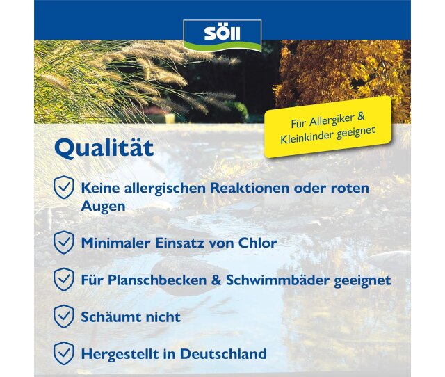 Söll Algenentferner Pool 2,5 Liter AlgenFrei für 25 Qbm
