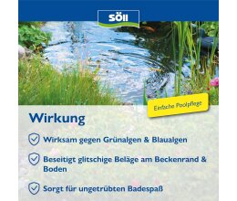 Söll Algenentferner Pool 2,5 Liter AlgenFrei...