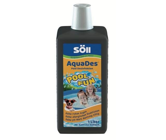 Söll Pool Desinfektion 1 Liter AquaDes  für 10 Qbm