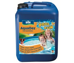 Söll Pool Desinfektion 2,5 Liter AquaDes für 25 Qbm