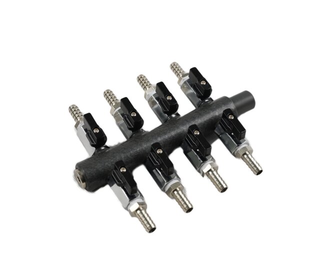 Aquaforte Luftverteiler 18/9 mm 8 Ausgänge Heavy Duty für Belüfterpumpen
