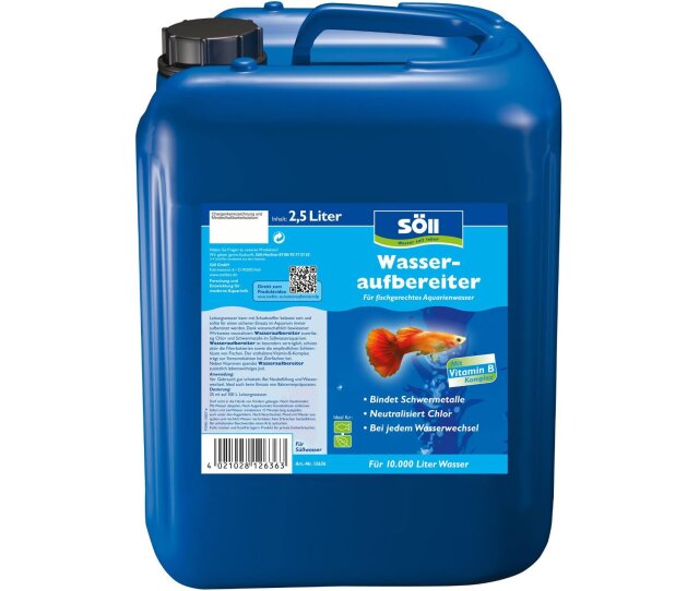 Söll Wasseraufbereiter 2,5 L für Süßwasser Aquaristik 10000 Liter