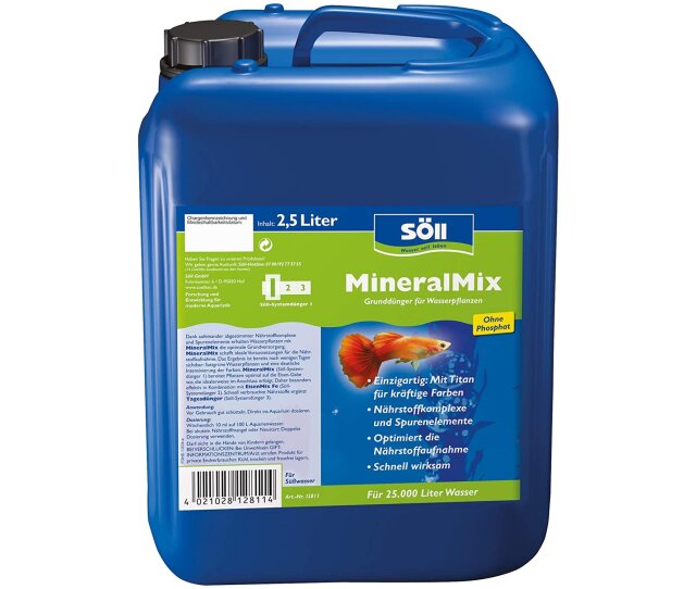 Söll MineralMix Aqua 2500 ml für 25000 L Aquariendünger
