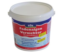 Söll Algenentferner 0,25 Kg Fadenalgen Vernichter für 8 Qbm Teichwasser