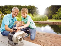Oase Set AquaMax Eco Titanium + Controller 51000 Liter 70-320 Watt regelbar