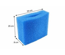 Ersatzschwamm Set für Oase Biotec 10 Teichfilter 3 x rot 3 x blau passt auch für Oase