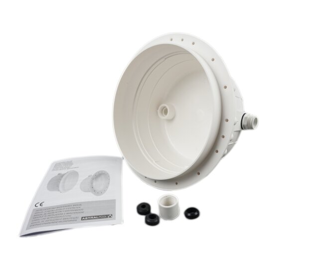 Lumiplus Poolscheinwerfereinbaunische ABS PAR56 für Betonbecken mit Fliesen
