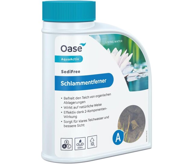 Oase Teichschlammentferner AquaActiv SediFree 500 ml für 10 Qbm Teiche
