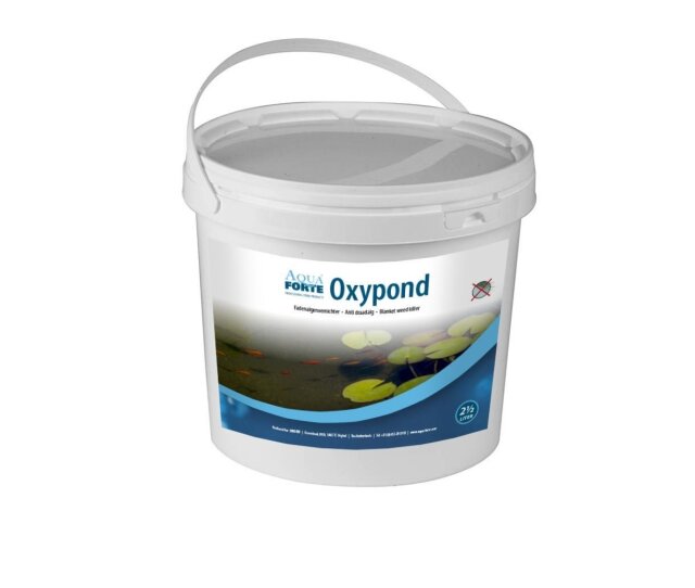 Aquaforte Oxypond 2,5 Kg Aktivsauerstoff Teichpflege Abbau von Abfallprodukten für 70 Qbm