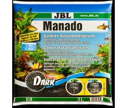 JBL Manado Dark 5/10 Liter Bodengrund dunkler Naturboden...