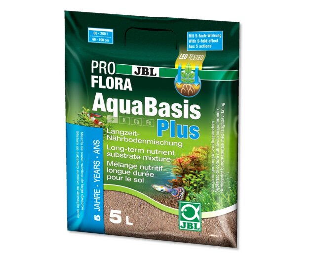 JBL PROFLORA AquaBasis plus 5 Liter Langzeit-Pflanzennährboden