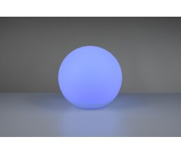 Reality Melo Solar-Kugelleuchte LED Weiß, 1-flammig, Fernbedienung, Farbwechsler 28 x H 30 cm
