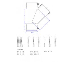 Air Aqua Flexibles Gummi Y-Stück 160 mm