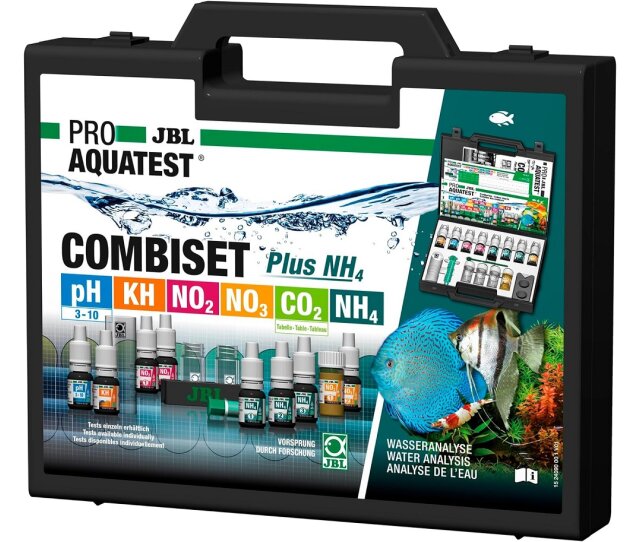 JBL PROAQUATEST Combiset Plus NH4  Wasseranalysen Süßwasser-Aquarien