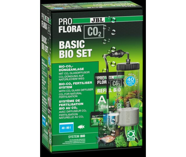 JBL Proflora CO2 Basis Set Bio CO2-Düngeanlagen für 40 - 80 l