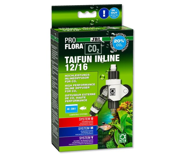 JBL Proflora CO2 Taifun Inline 12/16 Hochleistungsdiffusor