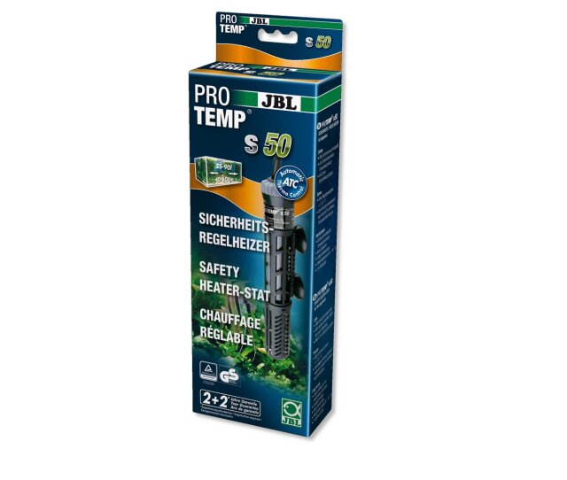 JBL Protemp Aquarienheizer S50 Sicherheitsregelheizer 50 Watt mit Schutzkorb