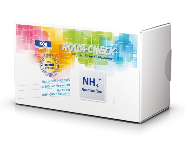Söll Ammonium 50 Tests für AQUA-CHECK Wasseranlyse