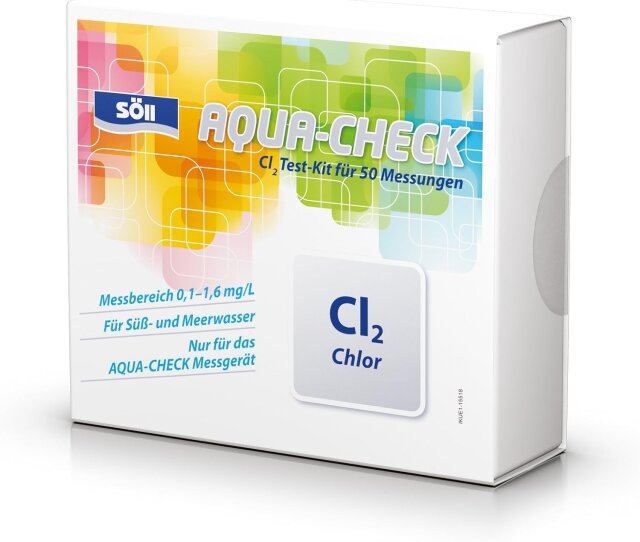 Söll Chlor 50 Tests für AQUA-CHECK Wasseranlyse